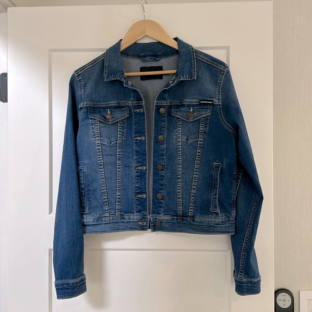 Calvin Klein Jean jacket size small. New never worn without tags